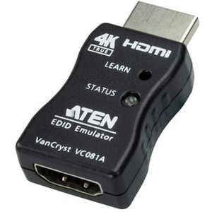 ATEN - True 4K HDMI EDID Emulator - Zwart - Kunststof