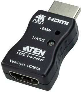 ATEN - True 4K HDMI EDID Emulator - Zwart - Kunststof