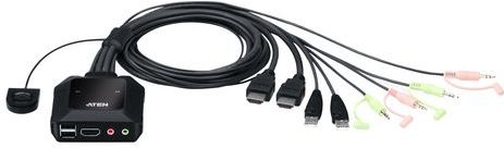 ATEN CS22H 2-Poorts USB 4K HDMI KVM Switch