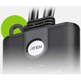 ATEN CS22HF KVM-switch Zwart