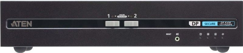 ATEN CS1142DP4 KVM-switch Zwart