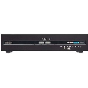 Aten KVM-schakelaar, HDMI, KVM schakelaars, Zwart