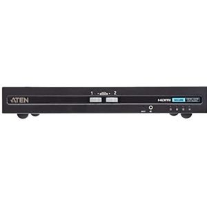 Aten KVM-schakelaar, HDMI, KVM schakelaars, Zwart