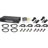 ATEN CS1924ATC KVM-switch Zwart
