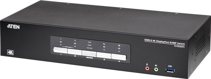 ATEN CS1924ATC KVM-switch Zwart