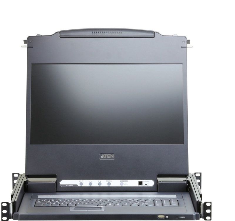 Aten - CL6700MW - KVM-console - Zwart - 17.3 inch Widescreen DVI/HDMI