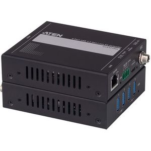 Aten - UCE33100 - 4-Port USB 3.0 Extender - Zwart - Cat 6A