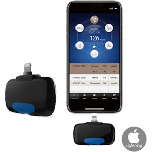 Xper Procheck Smart - Ketonenmeter voor iPhone (iOS) - Glucosemeter - Cholesterolmeter - Ketonen meter - Ook geschikt voor iPad