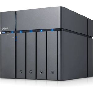 QSAN - XCubeNAS XN7004T - Netwerkopslag - Grijs - 4+1 Bay - Intel Core i3