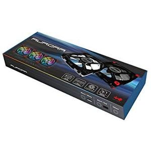 IN WIN Aurora Blackwhite RGB PK3 Zwart