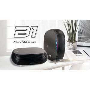 IN WIN Mini ITX behuizing ondersteunt verticale en horizontale installaties, 200 W Gold Power CS-B1BLK-PS200W