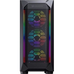 Cougar - CGR-5VM6B-MESH-G-RGB - Computerbehuizing - Zwart - Midi Tower - ATX