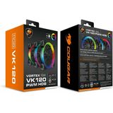 Cougar Vortex VK ARGB - Box Ventilator - 12 cm - 3 Stuks - 1500 RPM