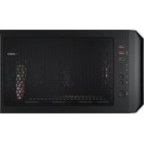 Cougar MX430 Air RGB Midi Tower Gaming PC behuizingen met 3 ARGB-ventilatoren en 2 LED-strips - Zwart