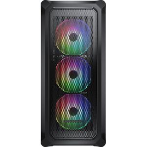 Cougar Archon 2 Mesh RGB Midi Tower met ARGB Fans, Mesh front panel , Gehard Glas side panel - Zwart
