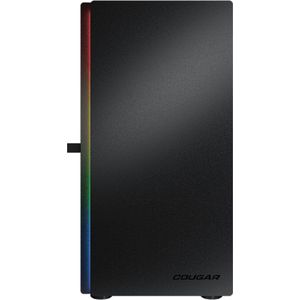 Cougar Purity RGB Black Mini Tower PC Gaming behuizingen met ARGB Fan - Zwart