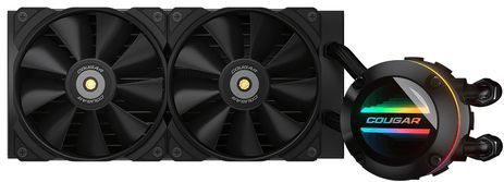 Cougar - Poseidon-gt240 Vloeistofkoeling - Zwart - UTTERRIGHT Lamellen