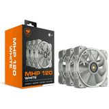 Cougar - MHP 120 - KASTVENTILATORSET - Wit - 120 mm - 3 x