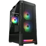 Cougar - Airface RGB - PC Behuizing - Midi Torre - Ondersteuning voor Waterkoeling