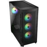 COUGAR Duoface Pro RGB - Mid Tower PC Behuizing - Zwart - Materiaal: Staal
