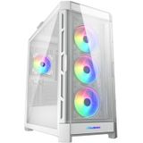 COUGAR Gaming DUOFACE PRO RGB Mid Tower Pc Behuizing met 2 frontpanelen - Wit