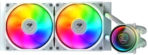 Cougar - Poseidon Elite RGB - Waterkoeler - Wit - 240mm