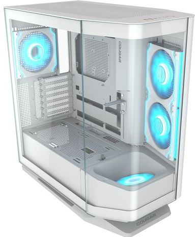 COUGAR - FV270 RGB - Midi Tower Behuizing - Wit - Glaspanelen