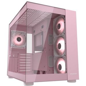 COUGAR FV150 - Gaming Behuizing - Roze - Glas - Midi Tower