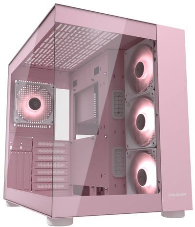 COUGAR FV150 - Gaming Behuizing - Roze - Glas - Midi Tower