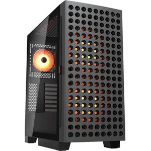Cougar - Airface ECO - Midi-Tower - Zwart - PC-behuizing - ATX, Mini-ITX, SSI CEB, mATX