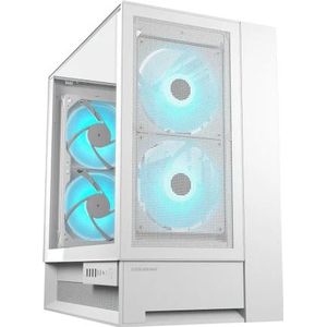 Cougar - OmnyX - Midi-Tower - Wit - ARGB - PC-behuizing
