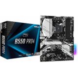 ASRock B550 Pro4 Moederbord Socket AMD AM4 Vormfactor ATX Moederbord chipset AMD® B550