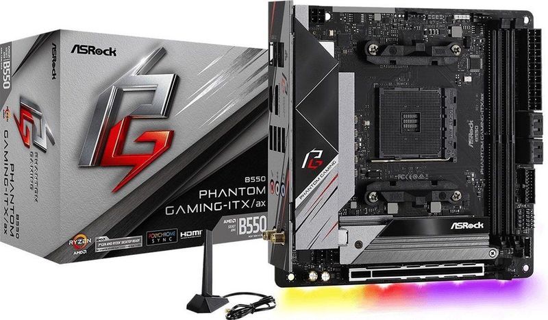 ASROCK B550 Phantom Gaming-ITX/ax - Moederbord