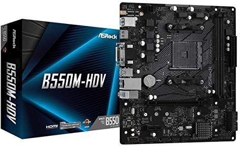 ASRock - B550M-HDV - Moederbord - Micro-ATX - AMD B550 - Socket AM4