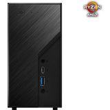 Asrock DeskMini X300 1,92L maat pc Zwart AMD X300 Socket AM4