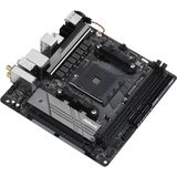Asrock - B550M-ITX/ac Moederbord - Zwart - Stroomvoorziening - RGB