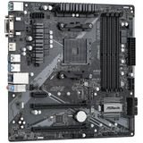 ASRock B450M Pro4 R2.0 Moederbord - AMD B450 - Socket AM4 - MicroATX