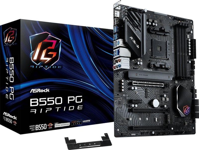 ASRock B550 PG Riptide - Moederbord - ATX - AM4 Socket - B550
