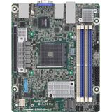 AsRock - B550D4ID-2L2T - Moederbord - Zwart - Mini-ITX - AM4
