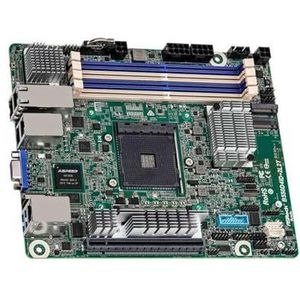 AsRock Moederbord B550D4ID-2L2T mini-ITX Socket AM4 Single (AM4, AMD B550, Mini ITX), Moederbord