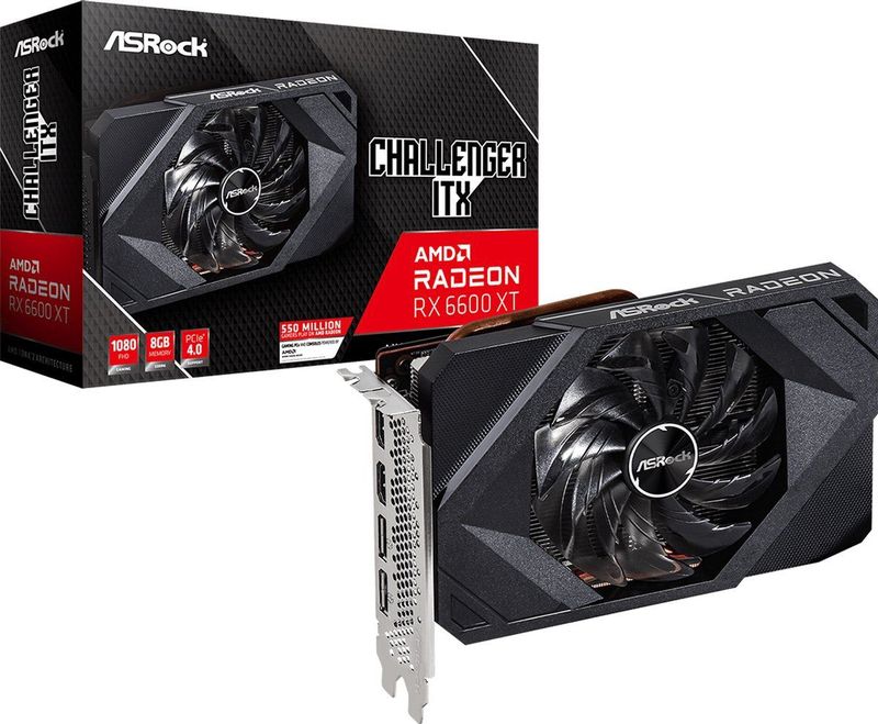 ASRock - Radeon RX 6600 XT - Videokaart - 8GB GDDR6