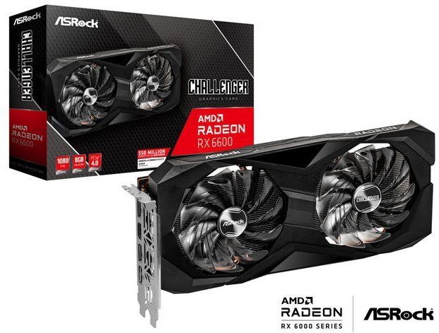 Grafische kaart ASRock Challenger D 8 GB GDDR6