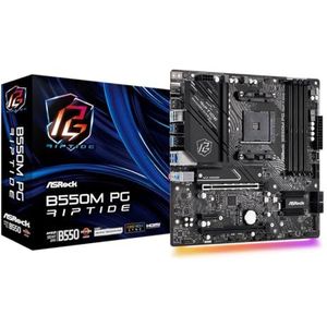 Asrock B550M PG Riptide - Moederbord - Micro-ATX - Socket AM4 - AMD B550 - DDR4