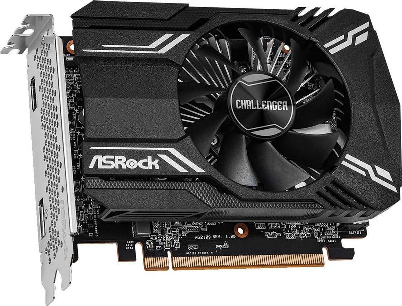 AsRock - RX6400 CLI - Videokaart - Zwart - 4 GB GDDR6