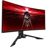 ASRock PG34WQ15R3A - Gaming Monitor - 34'' gebogen (1500R) - VA - 3440 x 1440 WQHD - 165 Hz - 1 ms - 550 cd/m² - 3000:1 - zwart