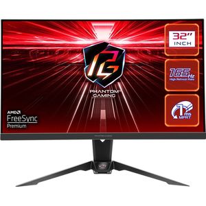 Asrock - PG32QF2B - Gaming-monitor - Zwart - 31,5 inch - QHD IPS - 165Hz