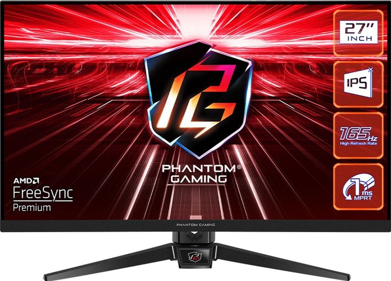 Asrock - PG27FF1A - Gaming-monitor - Zwart - 27 inch - VA - 165Hz