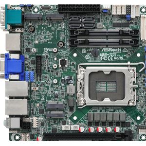 ASRock IMB-X1231 - Moederbord - Mini ITX - Socket LGA 1700 - Intel W860 - 2x DDR4 - Realtek ALC897 - 2 x Intel 2.5 Gigabit LAN