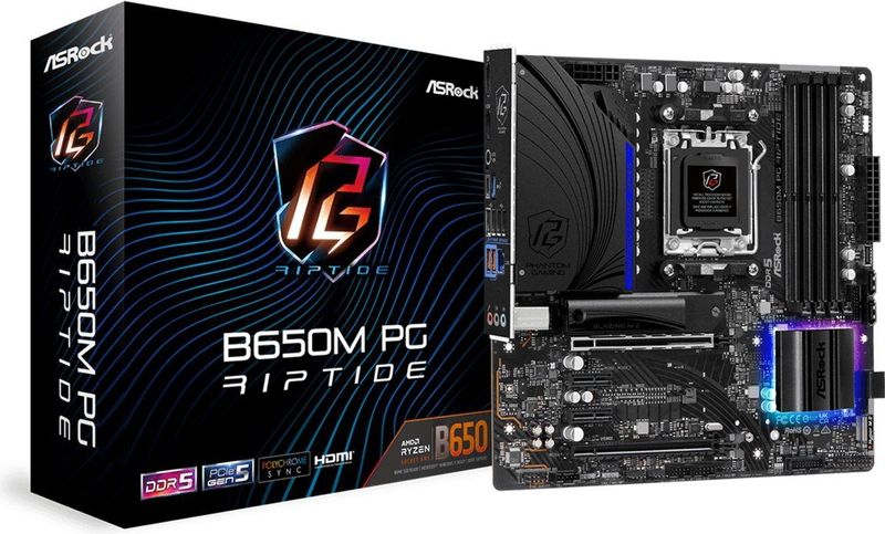 Motherboard ASRock B650M PG Riptide AMD B650 AMD AM5