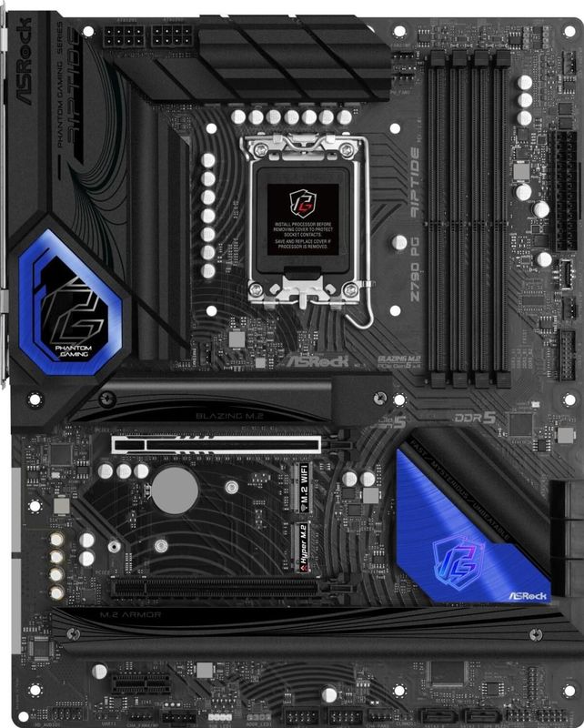 ASROCK Z790 PG Riptide - Moederbord - ATX - Socket LGA1700 - Intel Z790 - DDR5